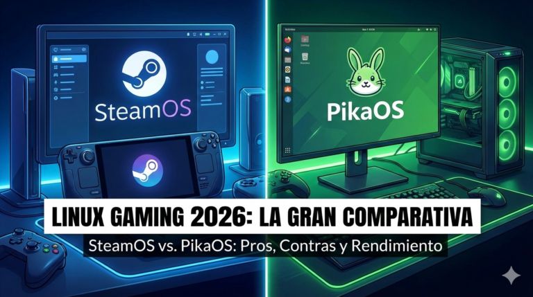 Gaming en Linux: Comparativa SteamOS vs PikaOS